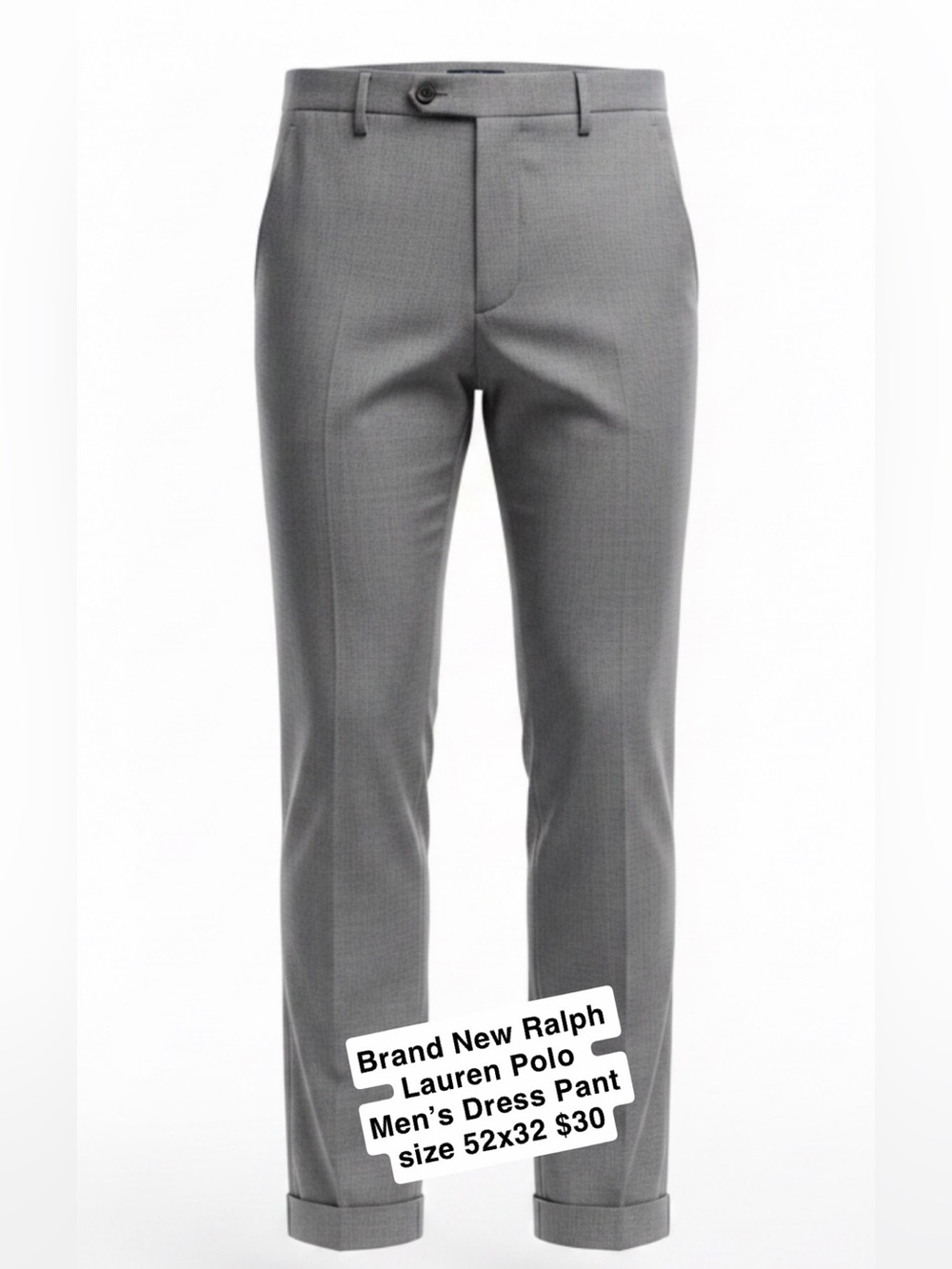 Ralph Lauren Men's Gray Dress Pants